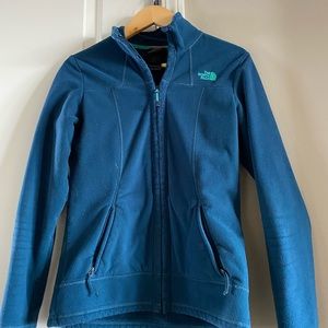 NorthFace lightweight fleece zip up. size small